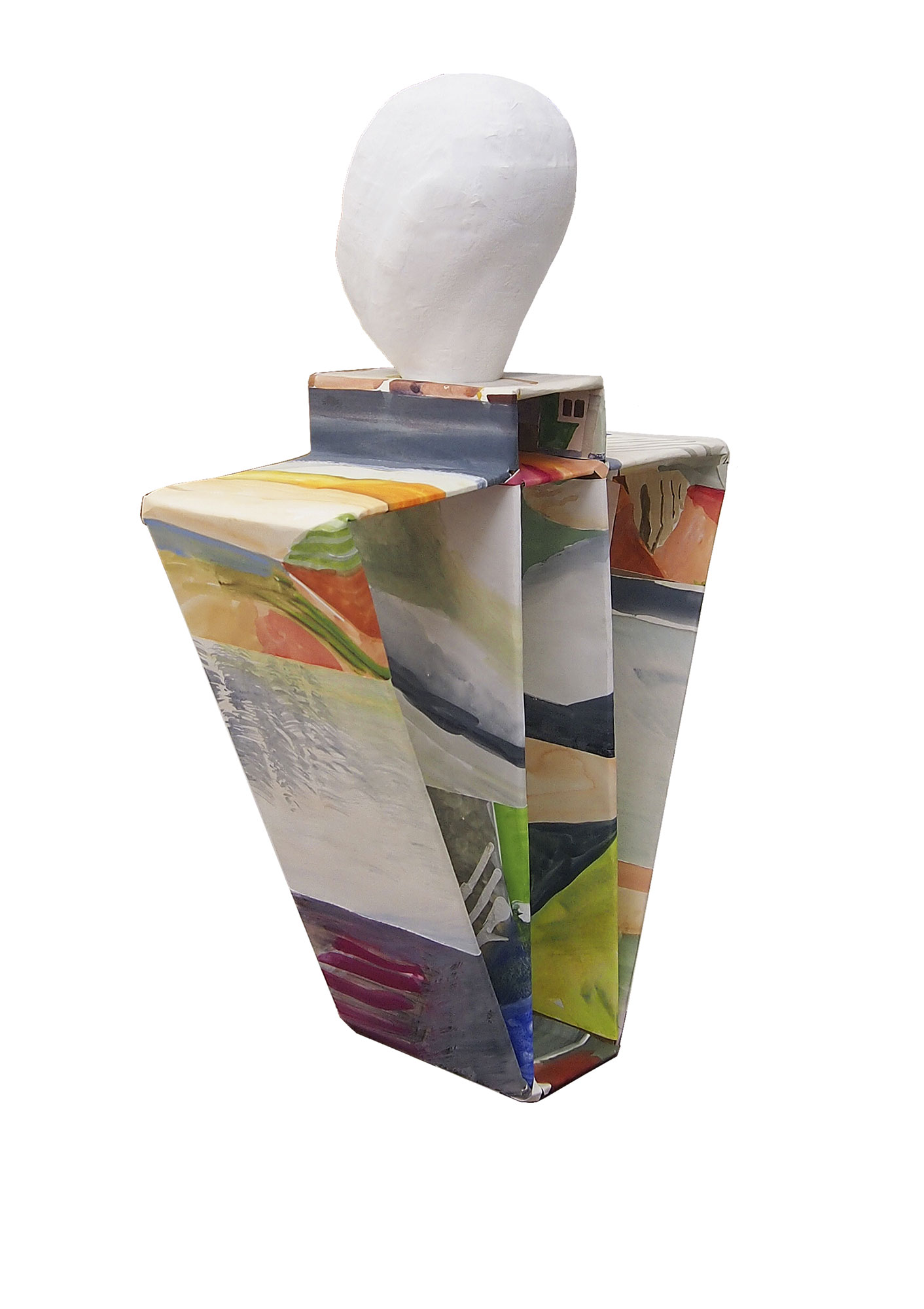 自画像後ろから